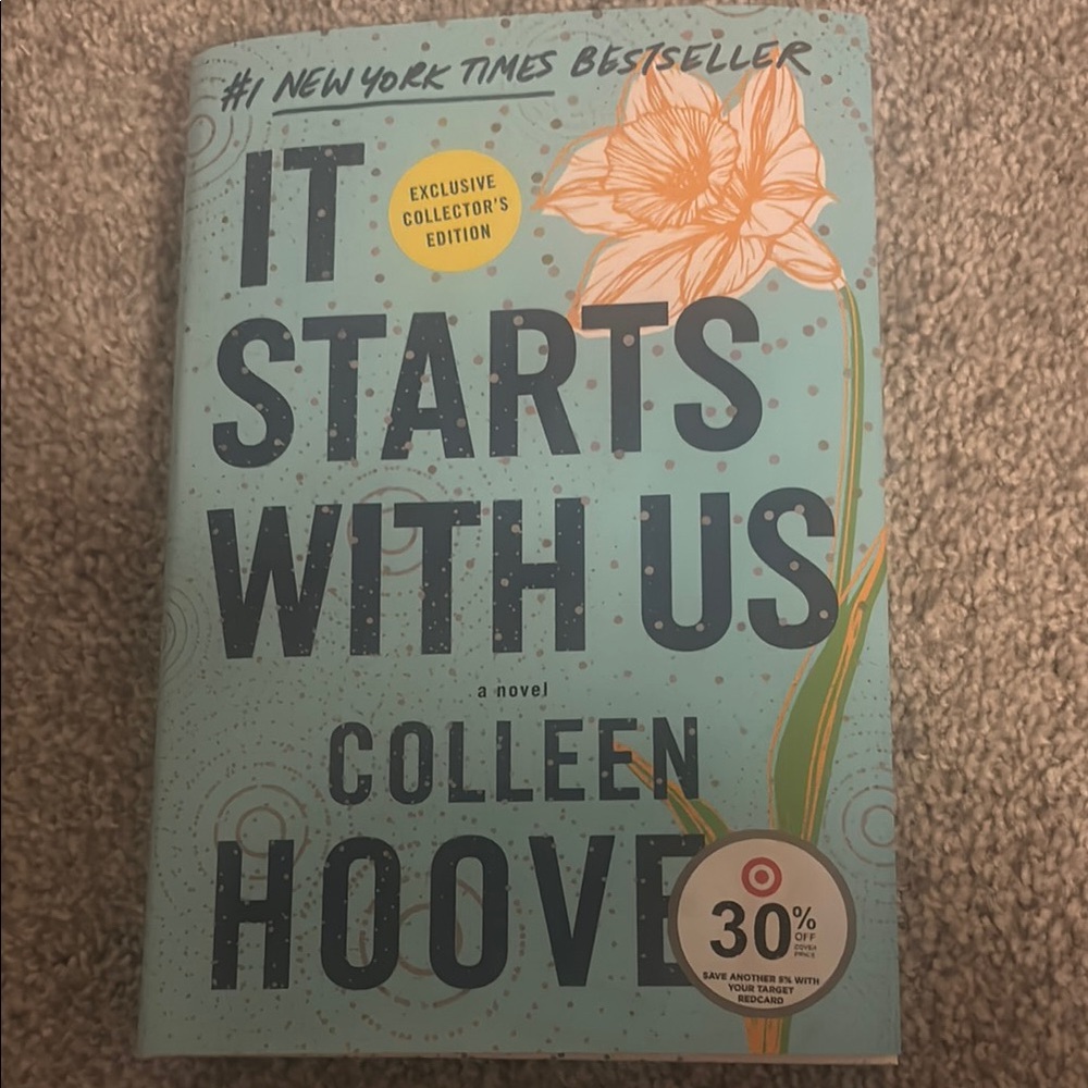 Colleen Hoover 'It Starts With Us' Book